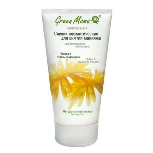 Green Mama, Сливки для снятия макияжа «Череда и корень одуванчика», 170 мл