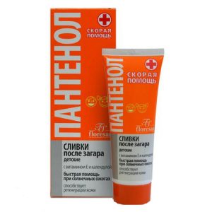 Floresan, Сливки после загара «Пантенол Скорая помощь», детские, 75 мл