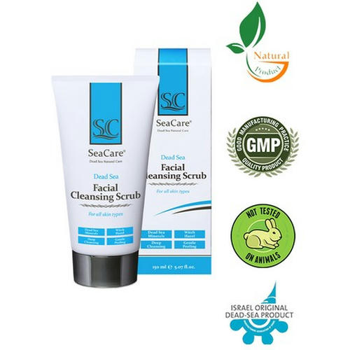 SeaCare, Омолаживающий очищающий скраб для лица с минералами Мертвого моря и гамамелисом Dead Sea — изображение 5