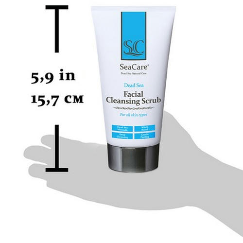 SeaCare, Омолаживающий очищающий скраб для лица с минералами Мертвого моря и гамамелисом Dead Sea — изображение 6