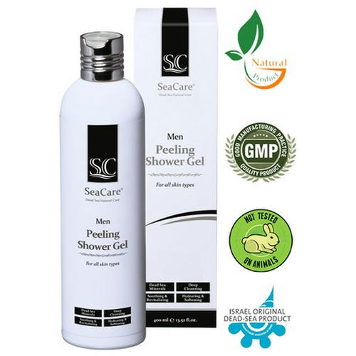 SeaCare, Мужской отшелушивающий гель для душа с минералами Мертвого моря и растительными экстрактами, 400 мл Men — изображение 5