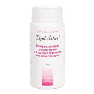 Domix, Минеральная пудра перед депиляцией DepilActive, 50 г