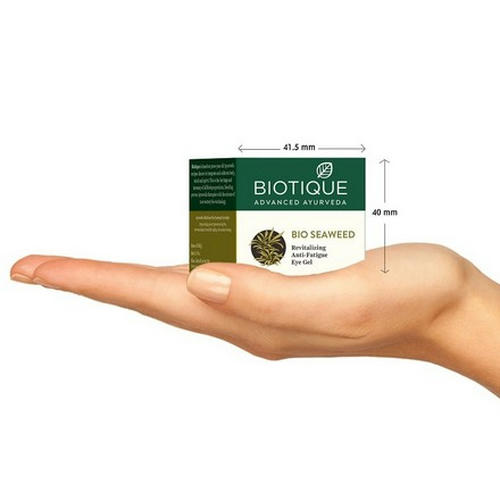 Biotique, Гель для кожи вокруг глаз Bio Seaweed, 15 г — изображение 3