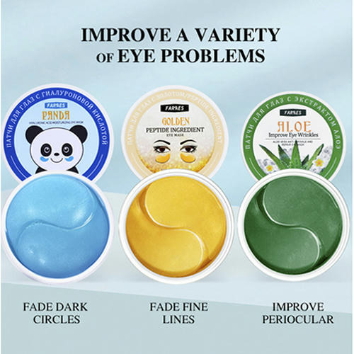 Farres, Патчи с экстрактом алоэ для глаз, 60 шт. — изображение 3