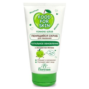 Floresan, Пенящийся скраб для умывания Apple, 150 мл