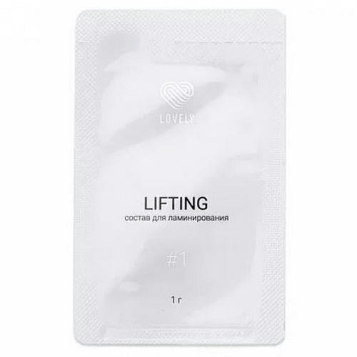 Lovely, Состав для ламинирования №1 Lifting, в саше, 1 г