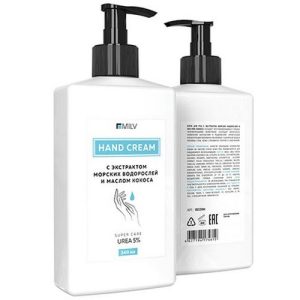 Milv, Крем с экстрактом морских водорослей и маслом кокоса, 340 мл