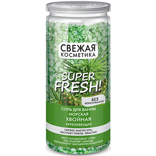 Fito, Соль для ванны «Хвойная», 480 г