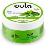 WULA Nailsoul, Солевой скраб для ног «Зеленый чай», 200 мл