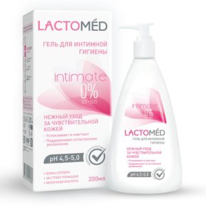 Lactomed, Гель для интимной гигиены «Нежный уход», 200мл