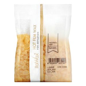 Italwax, Воск горячий (пленочный) Натуральный, гранулы, 100 г
