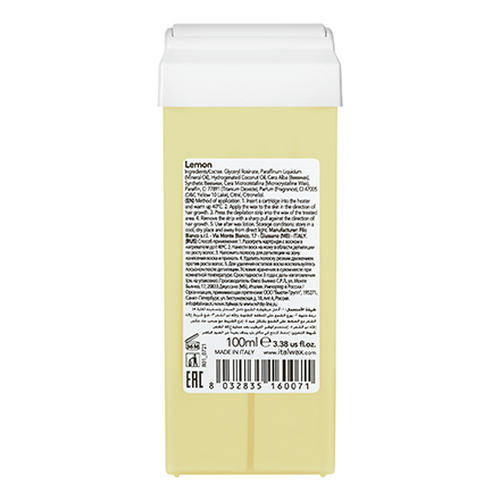 Italwax, Воск в картридже «Лимон», 100 мл — изображение 2