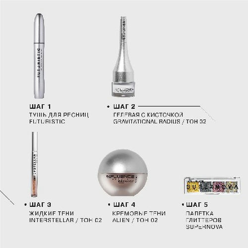 Influence Beauty, Подводка гелевая Gravitational Radius, тон 02 — изображение 6