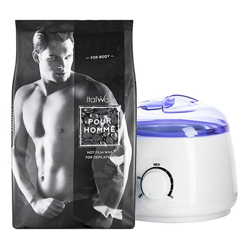 Italwax, Воск горячий (пленочный) Pour Homme, гранулы, 1 кг — изображение 6