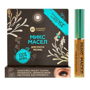 Innovator Cosmetics, Масло для роста ресниц, 4 мл