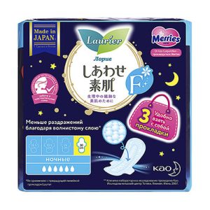 Laurier, Гигиенические прокладки тонкие ночные XL, 3 шт.