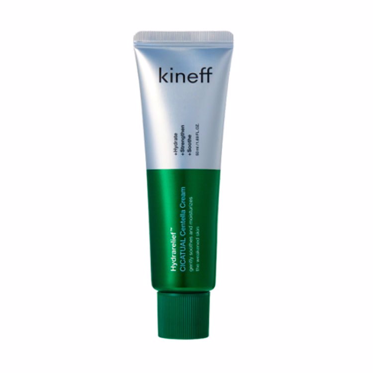 KINEFF HYDRARELIEF CICATUAL CENTELLA CREAM (50ml), Крем для лица с центеллой (50мл)