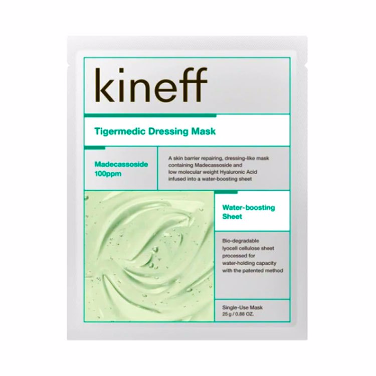 KINEFF TIGERMEDIC DRESSING MASK (25gr*5pcs), Перевязочная маска с центеллой (25гр*5шт)