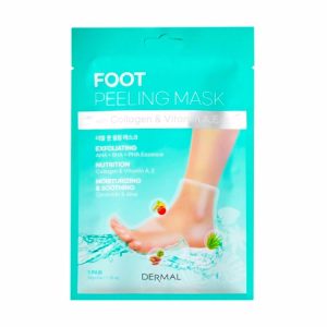 DR+ MEDM DERMAL FOOT PEELING MASK EXFOLIATING AHA BHA PHA / FOOT CARE (18gr*2ea), Отшелушивающий маска-пилинг для ног (18гр*2шт)