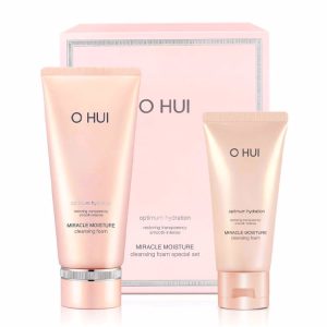 O HUI MIRACLE MOISTURE CLEANSING FOAM SPECIAL SET (200ml+100ml), Специальный набор очищающей пенки (200мл+100мл)