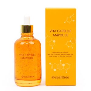 SEANTREE VITA CAPSULE AMPOULE (100ml), Мультивитаминная ампульная сыворотка для лица (100мл)
