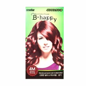 SEWHA B-HAPPY RED BROWN (4M) (40gr+80ml), Краска для волос #Красно-коричневый (40гр+80мл)