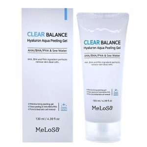 DR.MELOSO CLEAR BALANCE HYALURON AQUA PEELING GEL (130ml), Пилинг-гель для лица (130мл)