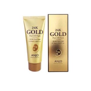 ANJO 24K GOLD PEEL-OFF PACK (100ml), Маска пленка  с экстрактом 24-каратного золота (100мл)