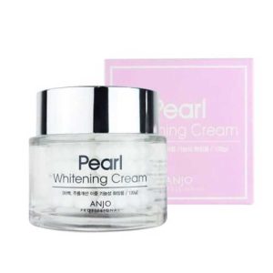 ANJO PROFESSIONAL PEARL WHITENING CREAM 120ml, Осветляющий крем для лица с жемчугом