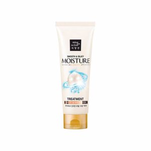 MISE-EN-SCENE PEARL SMOOTH & SILKY MOISTURE TREATMENT (180ml), Увлажняющая маска для волос с гиалуроновой кислотой (180мл)