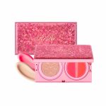 RIRE LUCENT STAR CUSHION SPF50+ PA+++ #23 NATURAL BEIGE 12g + 3g * 2, Кушон тональная основа + универсальный блеск #23