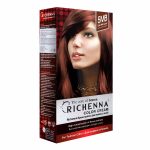 RICHENNA COLOR CREAM (HENNA) 5MB #DARK MAHOGANY (60ml+60ml), Крем-краска для волос с хной #Темно красное дерево (60мл+60мл)