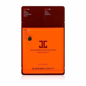 JAYJUN REAL WATER BRIGHTENING BLACK MASK (10ea), Трёхшаговый экспресс-набор для восстановления кожи (10шт)