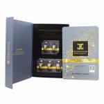 JAYJUN COSMETIC GOLD SNOW BLACK MASK  (25ml*5ea)(1ml*5ea), Омолаживающий курс фольгированных масок и ампул (25мл*5шт)(1мл*5шт)