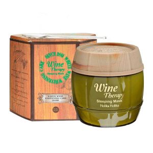 HOLIKA HOLIKA WINE THERAPY SLEEPING MASK WHITE WINE (120ml), Ночная маска с экстрактом белого вина (120мл)