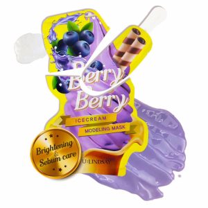 U:LINDSAY BERRY BERRY ICE CREAM MODELING MASK (5ea), Двухступенчатые альгинатные маски с ароматом ягод (5шт)
