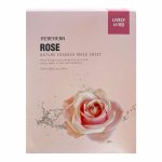 HEBEHEBA ROSE NATURE ESSENCE MASK SHEET (25ml*10ea), Тканевая маска с натуральной эссенцией розы (25мл*10шт)