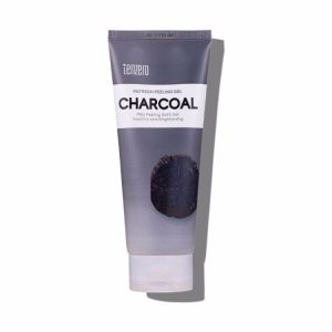 TENZERO REFRESH PEELING GEL CHARCOAL (180ml), Пилинг-гель для лица с древесным углем (180мл)