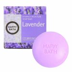 HAPPY BATH ESSENCE MOISTURE BAR LAVENDER SOAP (90gr*4ea), Мыло для лица и тела с экстрактом лаванды (90гр*4шт)