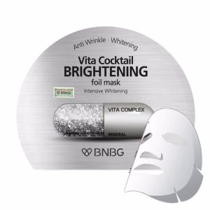 BANOBAGI BNBG VITA COCKTAIL BRIGHTENING FOIL FACIAL MASK (30ml*10ea), Осветляющая маска для лица из фольги (30мл*10шт)