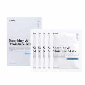 DR.ESTHE SOOTHING & MOISTURE MASK (30ml * 5ea), Успокаивающая маска для увлажнения кожи лица (30мл * 5шт)