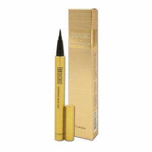 COREANA TENSECONDS SUPERPROOF BRUSH LINER #01 BLACK (1ea), Сверхстойкая подводка для глаз #01 черная (1шт)