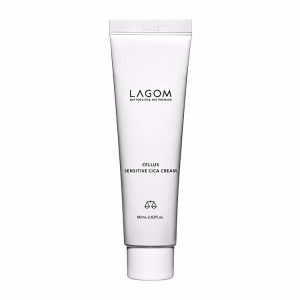 LAGOM CELLUS SENSITIVE CICA CREAM (60ml), Успокаивающий барьерный крем с центеллой (60мл)