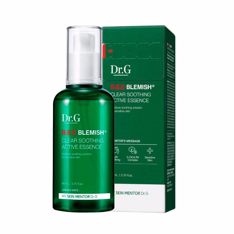 DR.G RED BLEMISH CLEAR SOOTHNG ACTIVE ESSENCE (80ml), Успокаивающая активная эссенция (80мл)
