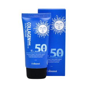 ESHUMI COLLAGEN LASER SUNSCREEN 100 SUNCREAM SPF50+ PA+++ (70ml), Увлажняющий солнцезащитный крем c коллагеном (70мл)