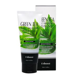 ESHUMI GREEN TEA PERFECT BRIGHTENING PEELING GEL (180ml), Пилинг-гель с экстрактом зеленого чая (180мл)