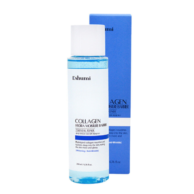 ESHUMI COLLAGEN HYDRA MOISTURE BARRIER ESSENTIAL TONER (200ml), Увлажняющий тоник с коллагеном (200мл)
