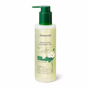 MAMONDE MICRO DEEP CLEANSING OIL LOTUS (200ml), Гидрофильное масло с экстрактом лотоса (200мл)