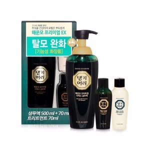 DAENG GI MEO RI HAE UN MO PREMIUM EX SPECIAL SET (500ml + 70ml + 70ml), Набор против выпадения волос