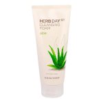 THE FACE SHOP HERB DAY 365 CLEANSING FOAM ALOE (170ml), Очищающая пенка для лица с экстрактом алоэ и аллантоином (170мл)
